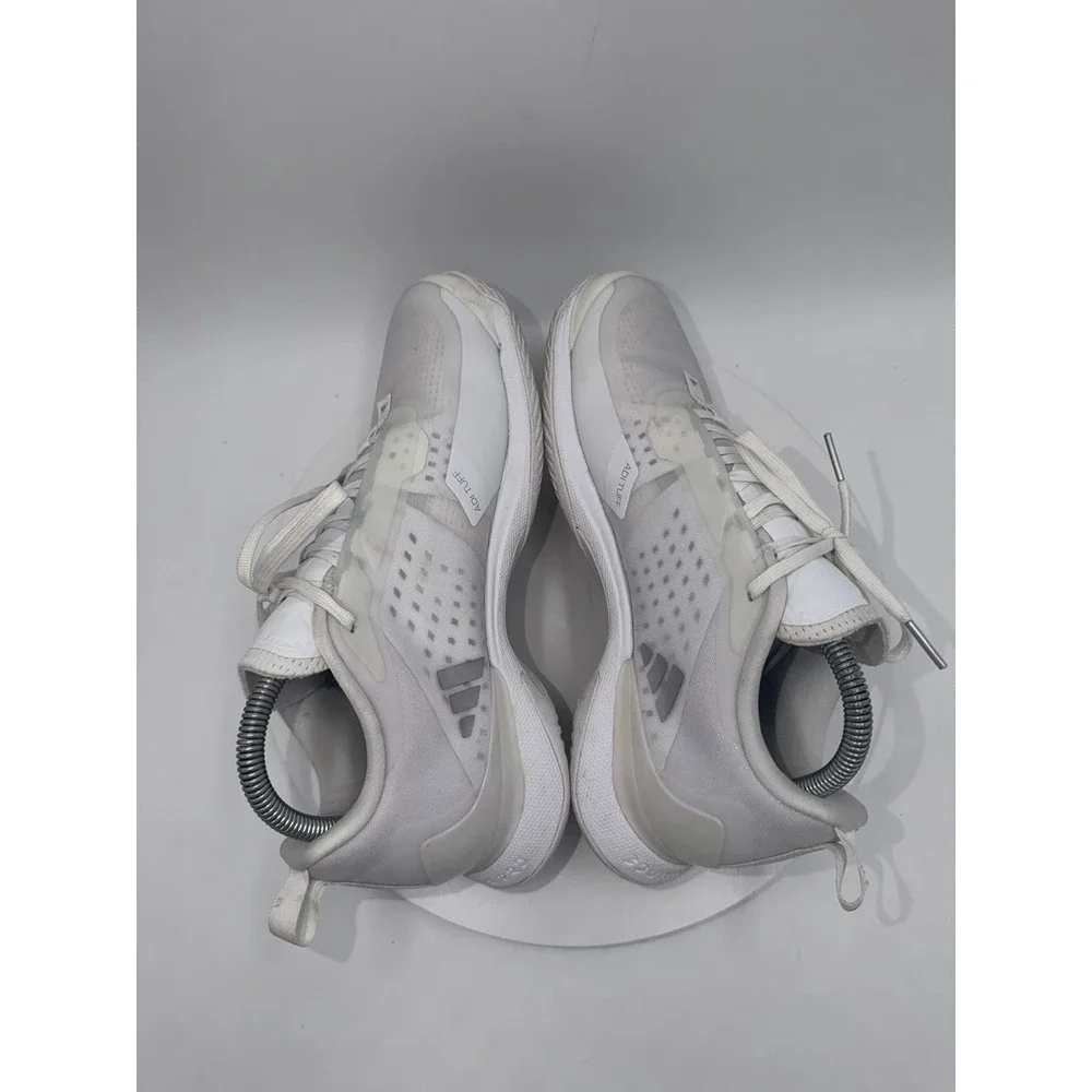Adidas‎ Avacourt 2 Womens Size 8.5 Off White Gold Running Tennis Shoes Sneakers